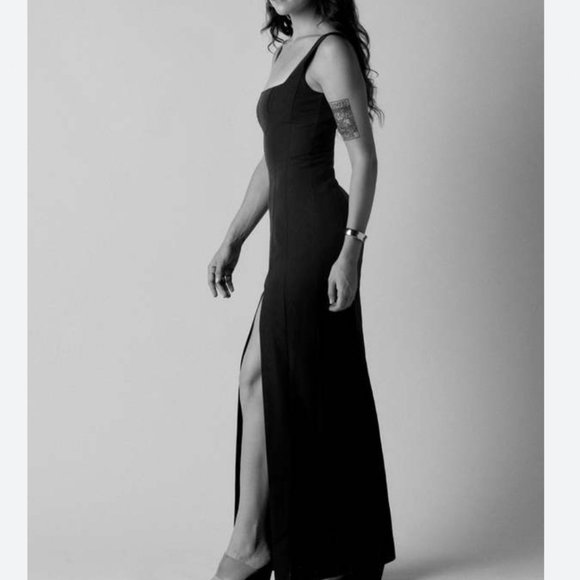 Staud Portrait Gown - Black - Picture 2 of 4